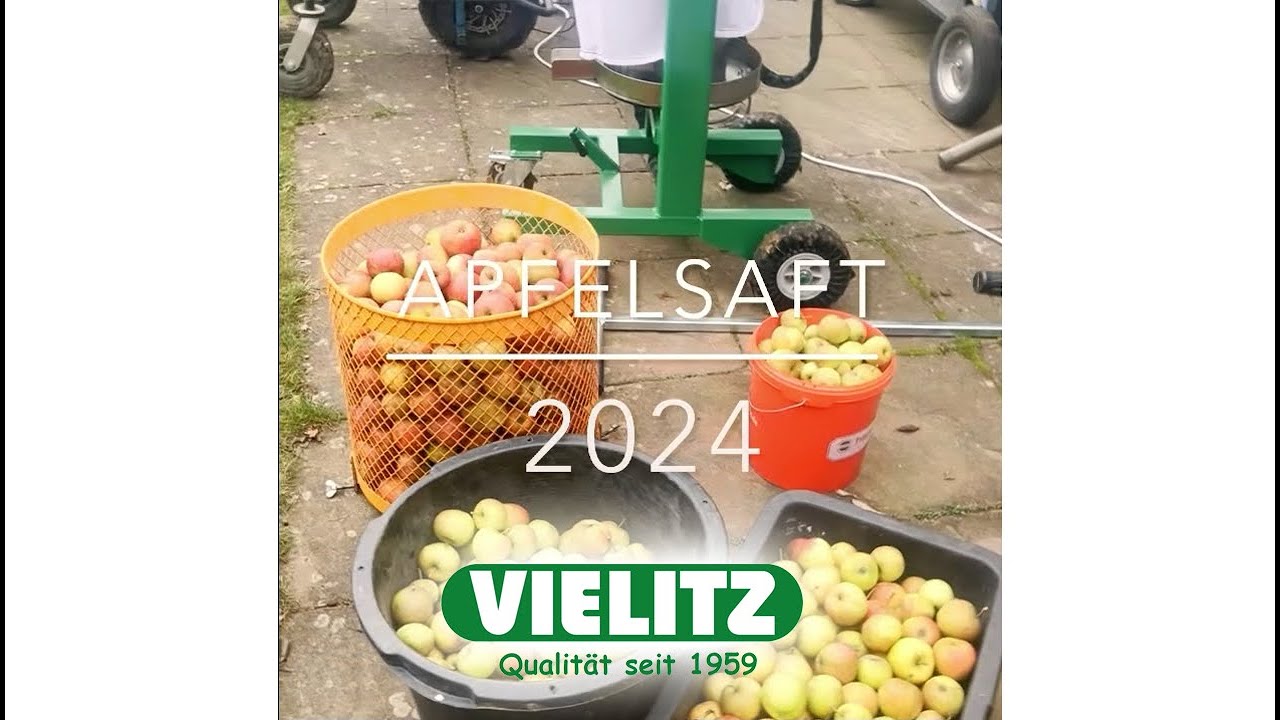 🎥 Erster Einsatz unserer Vielitz Saftpresse SP30 &ndash; Apfelsaft selbst gemacht! 🍎(Kundenvideo)