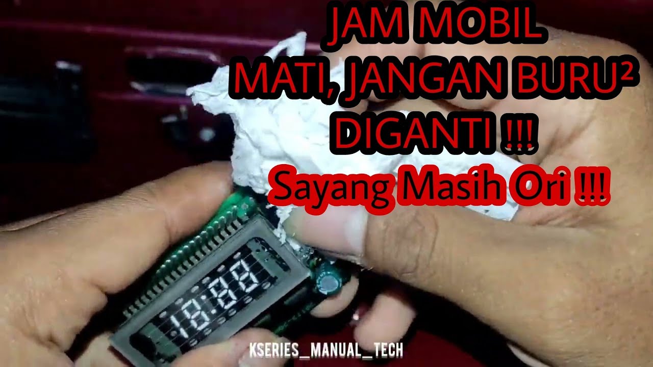 MEMPERBAIKI JAM MOBIL MATI TOTAL || Part 2 || All New Corolla