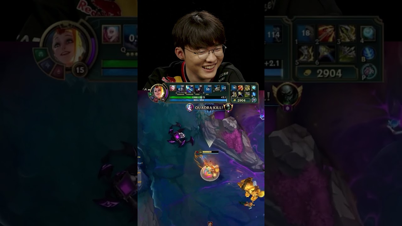 Faker and Oner guessing the rank, but they're ROASTING instead...