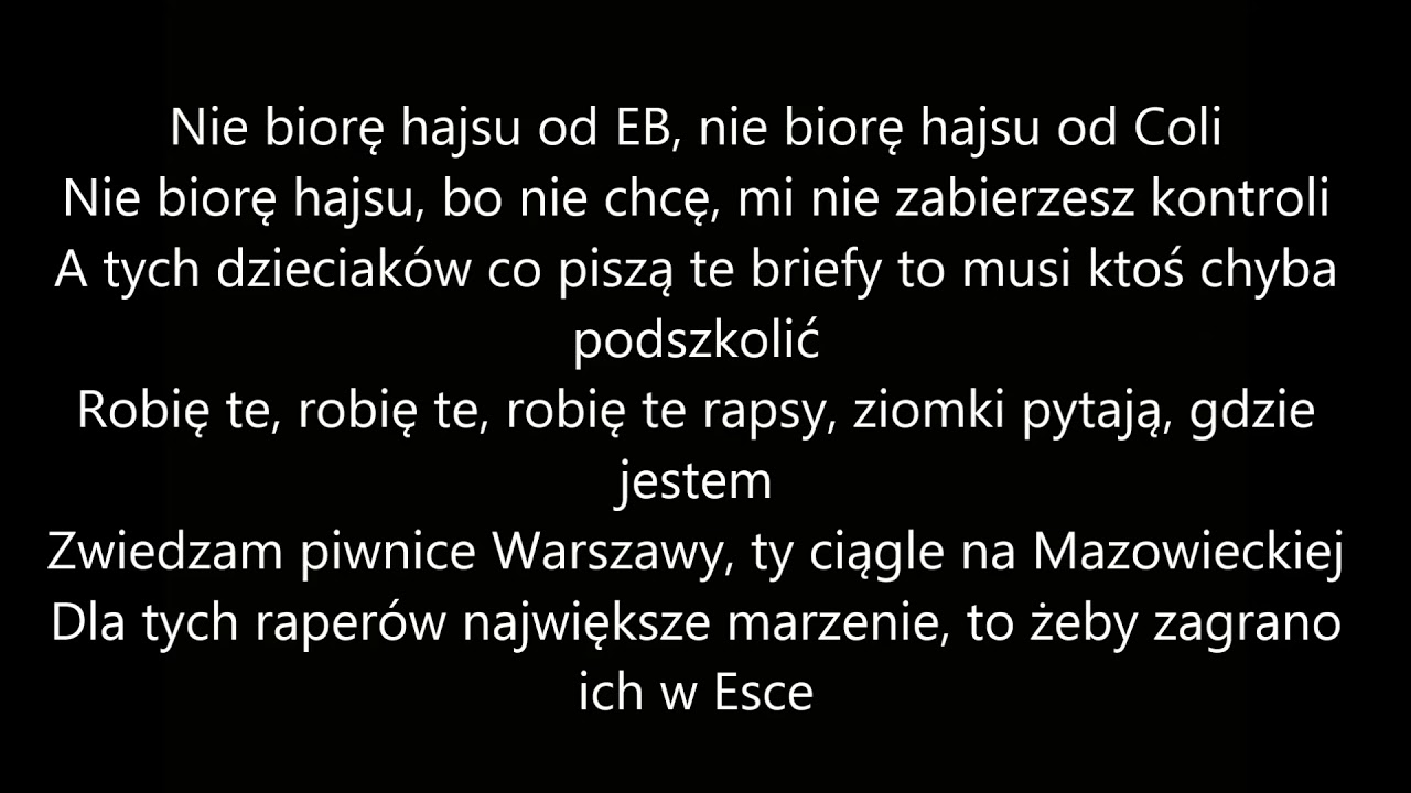 Otsochodzi - Nowy Kolor feat. Taco Hemingway  (TEKST)