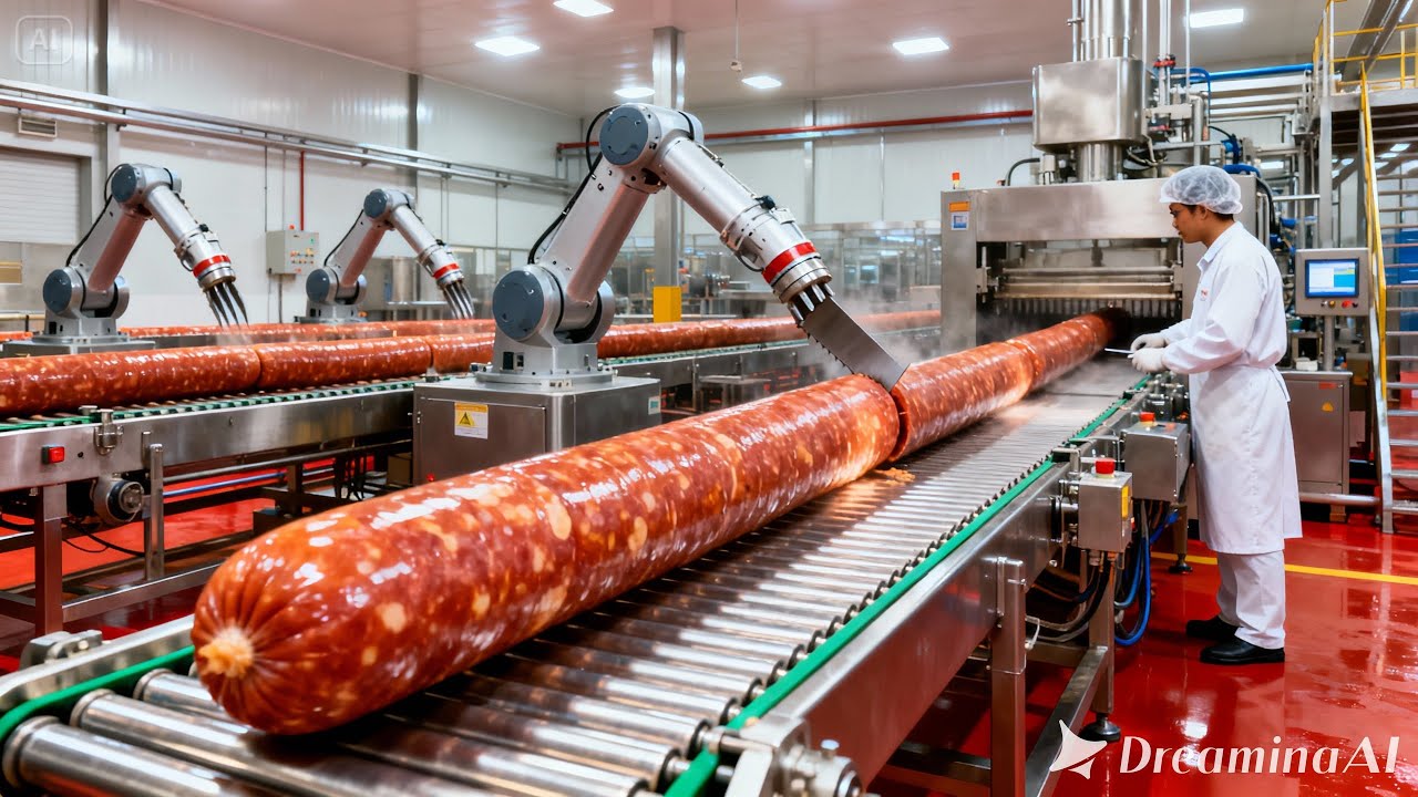 Inside the Sausage Factory: From Fresh Meat to Finished Sausage (full process)