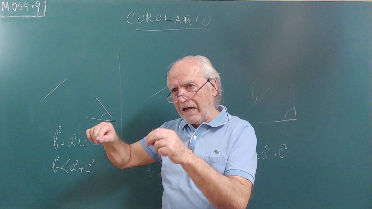 M054.9   ...    TRIÁNGULO  ···   RELACIONES ENTRE LOS CUADRADOS DE SUS LADOS