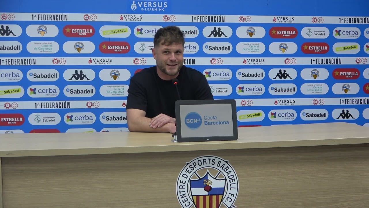 📺 RdP postpartit de Ferran Costa | CE Sabadell - Algeciras CF