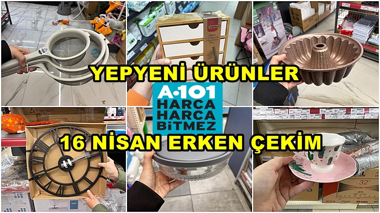 A101 E KOŞUN💃📢A101 16 NİSAN 2026 AKT&Uuml;EL &Uuml;R&Uuml;NLER İLK KEZ BURADA👀💥/A101 AKT&Uuml;EL &Uuml;R&Uuml;NLERİ İLK SEN G&Ouml;R🔥📌