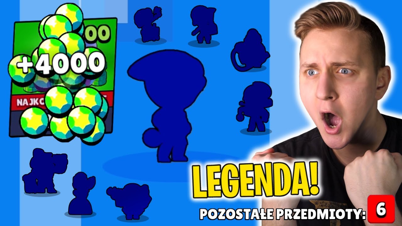 MEGA BOX OPENING za 4000 GEMÓW! JEST LEGENDA! *WYDALIŚMY 1000 ZŁ na BRAWL STARS!*