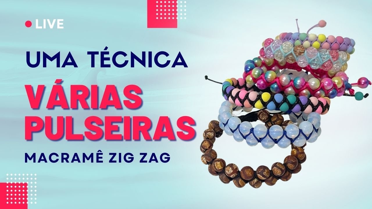 Como Fazer Pulseira Macrame ZigZag