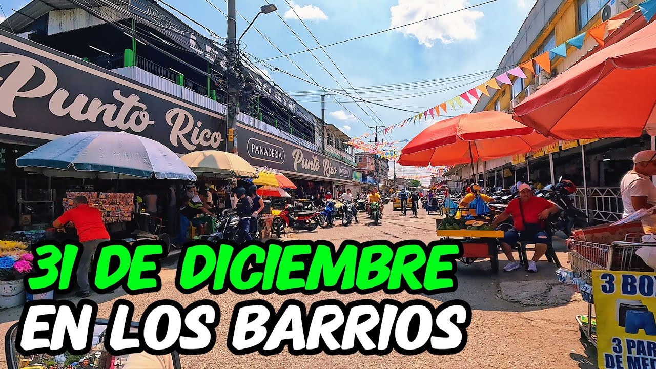 Así se Vive el 31 de DICIEMBRE en los BARRIOS de Cali