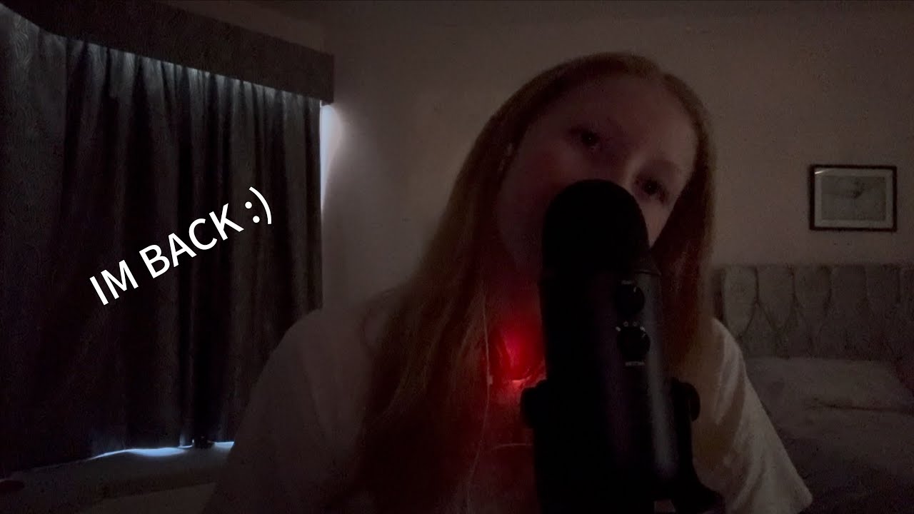 ASMR whisper ramble (exciting life updates, upcoming events etc.)