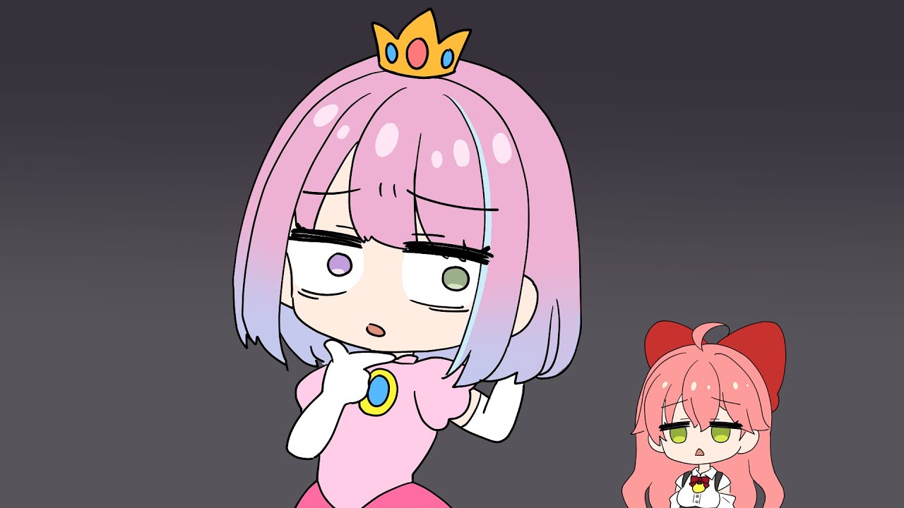 【手描き】みこちの一言にブチ切れるルーナ姫【さくらみこ/姫森ルーナ/ホロライブ】