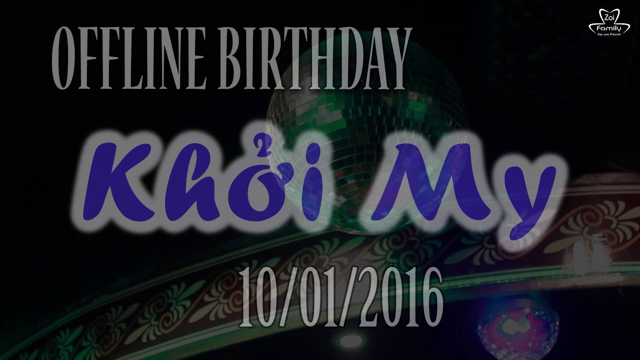 [10.01.2016] Offline Birthday Khởi My lần thứ 26