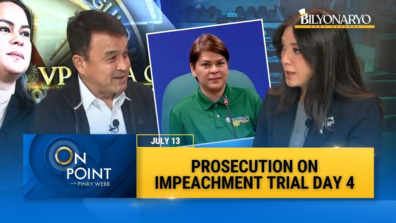 Inside Day 4 of VP Sara Duterte impeachment trial | Cong. Robert Ace Barbers | On Point