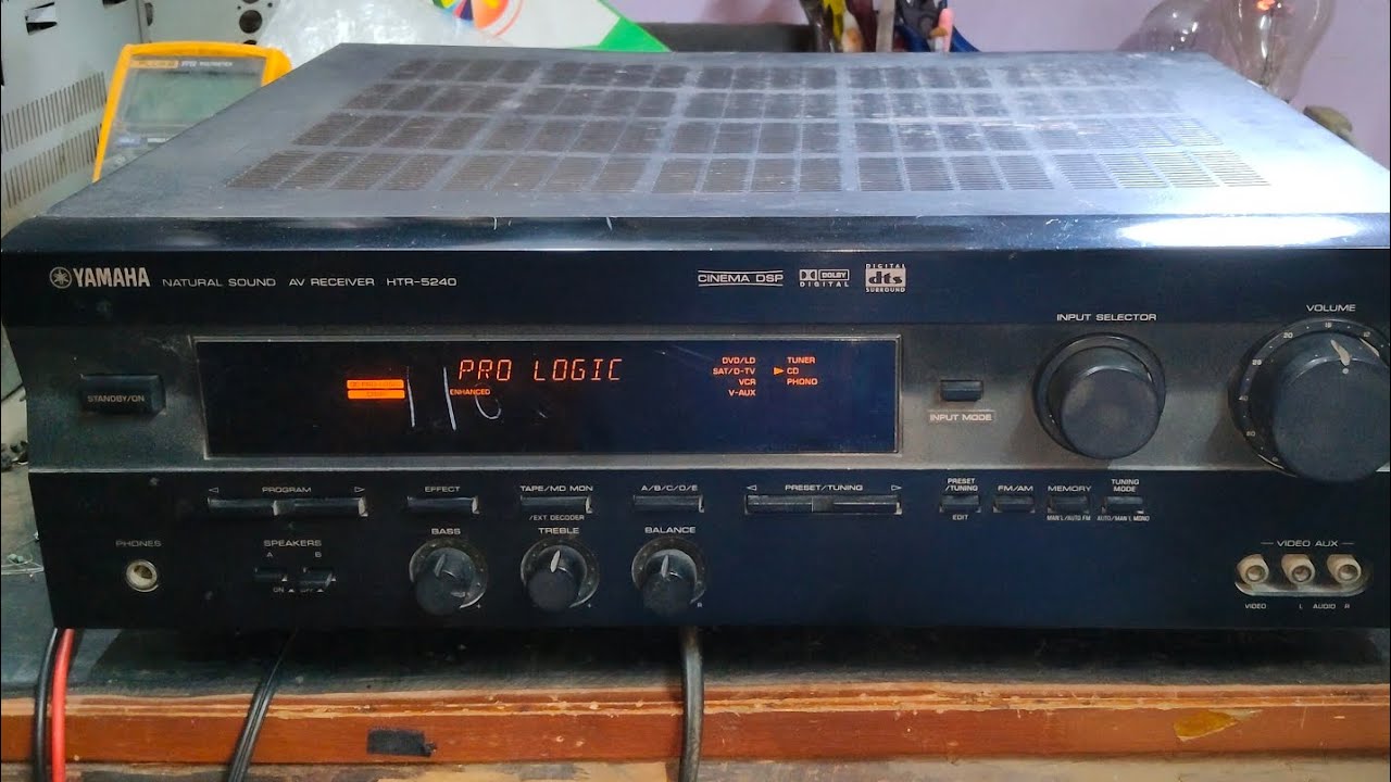 Yamaha HTR-5240 Dead Pice Nosound in Front Left/Right Channel Repair Successfully #YouTube 