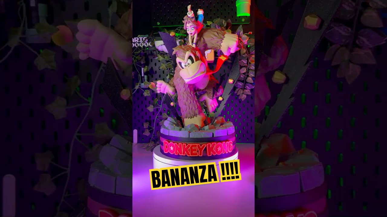🙈 Donkey Kong Bananza 🍌 #3dprinting #donkeykong #nintendo #figurine #videogames #bananza #switch2