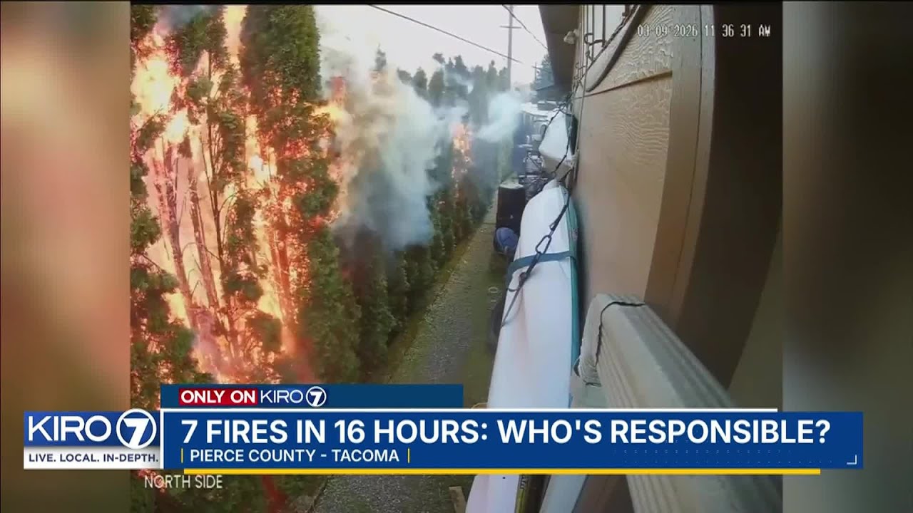 Tacoma neighbors raise concerns over possible serial arsonist