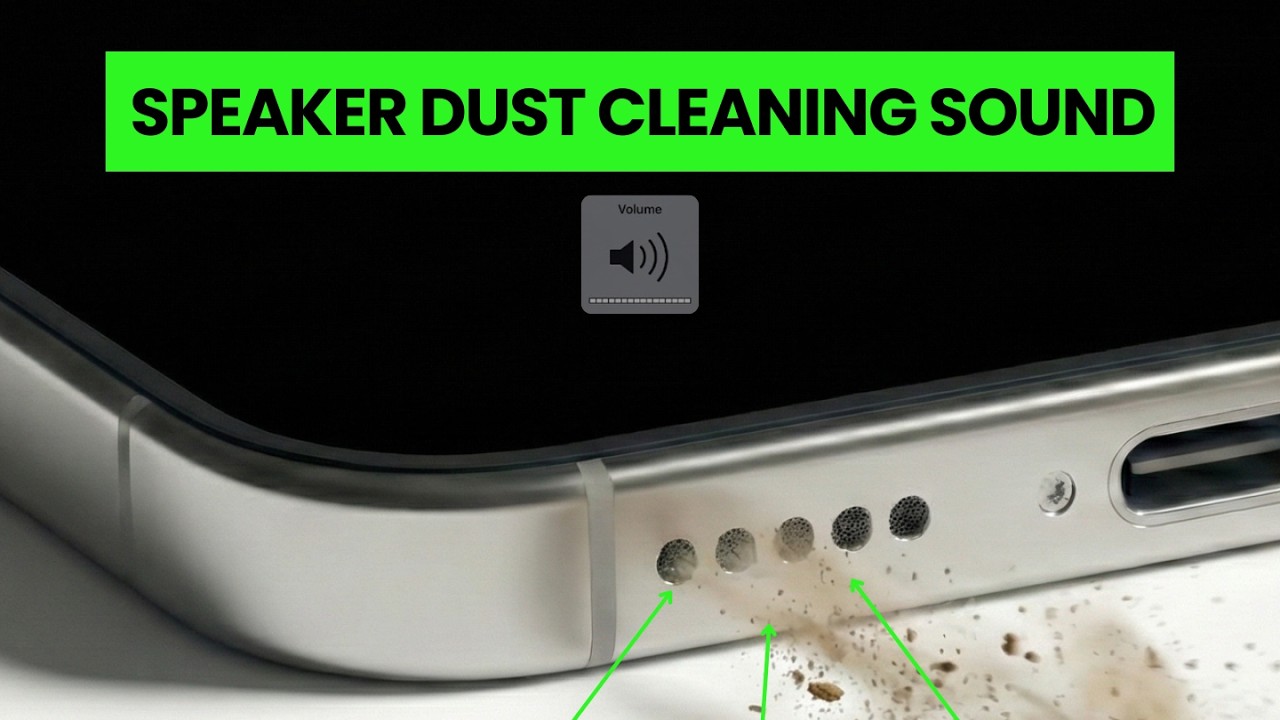 Speaker Dust Cleaning Sound (Official Audio)