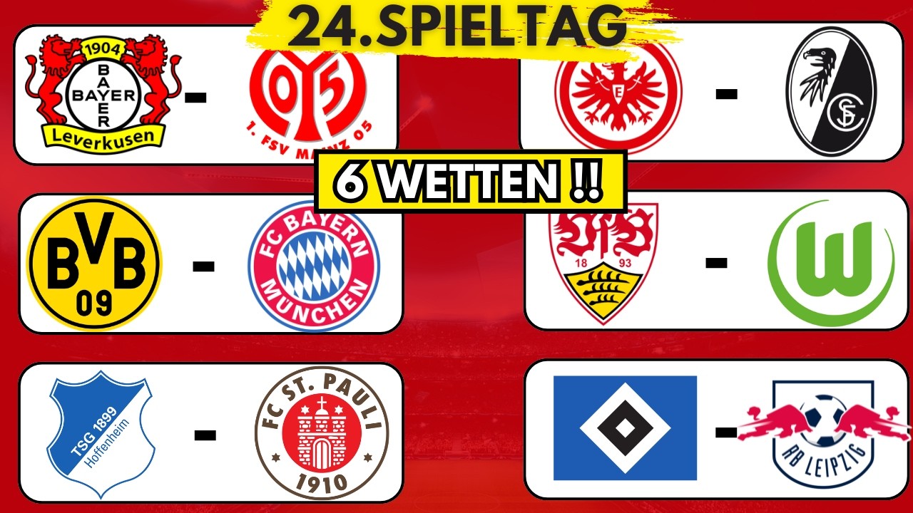 7 von 8 Prognosen gewonnen! ✅🏆 BUNDESLIGA Prognose & Sportwetten Tipps