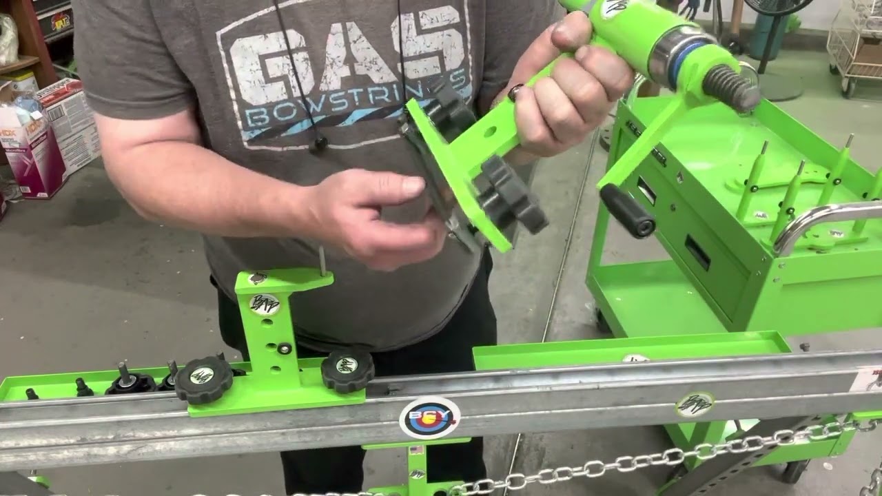BAP assembly of the swinging 4 post string jig.