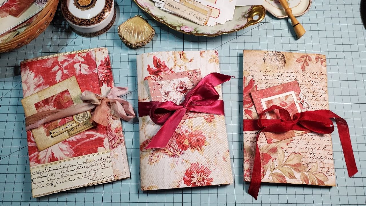 Make 3 Folios using Large Floral Papers from #ChapterOnePapers DTP
