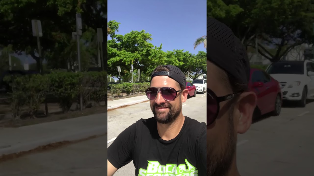 HAVING FUN ON SCOOTERS