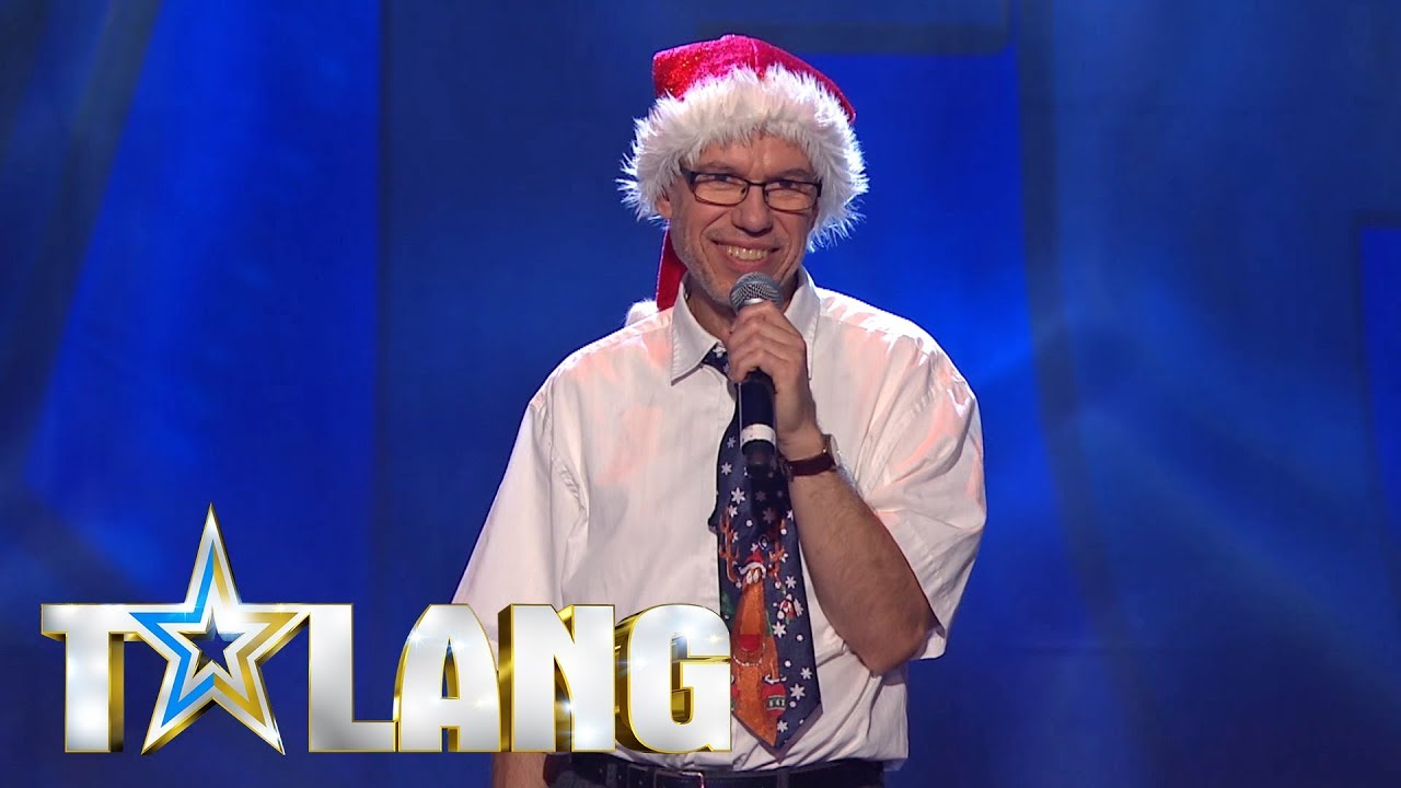 Anders Lind sjunger julsång i Talang 2018 - Talang (TV4)