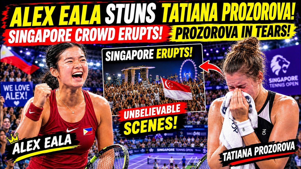 Alex Eala STUNS Tatiana Prozorova! Singapore Crowd ERUPTS in UNBELIEVABLE Scenes! 😱🎾
