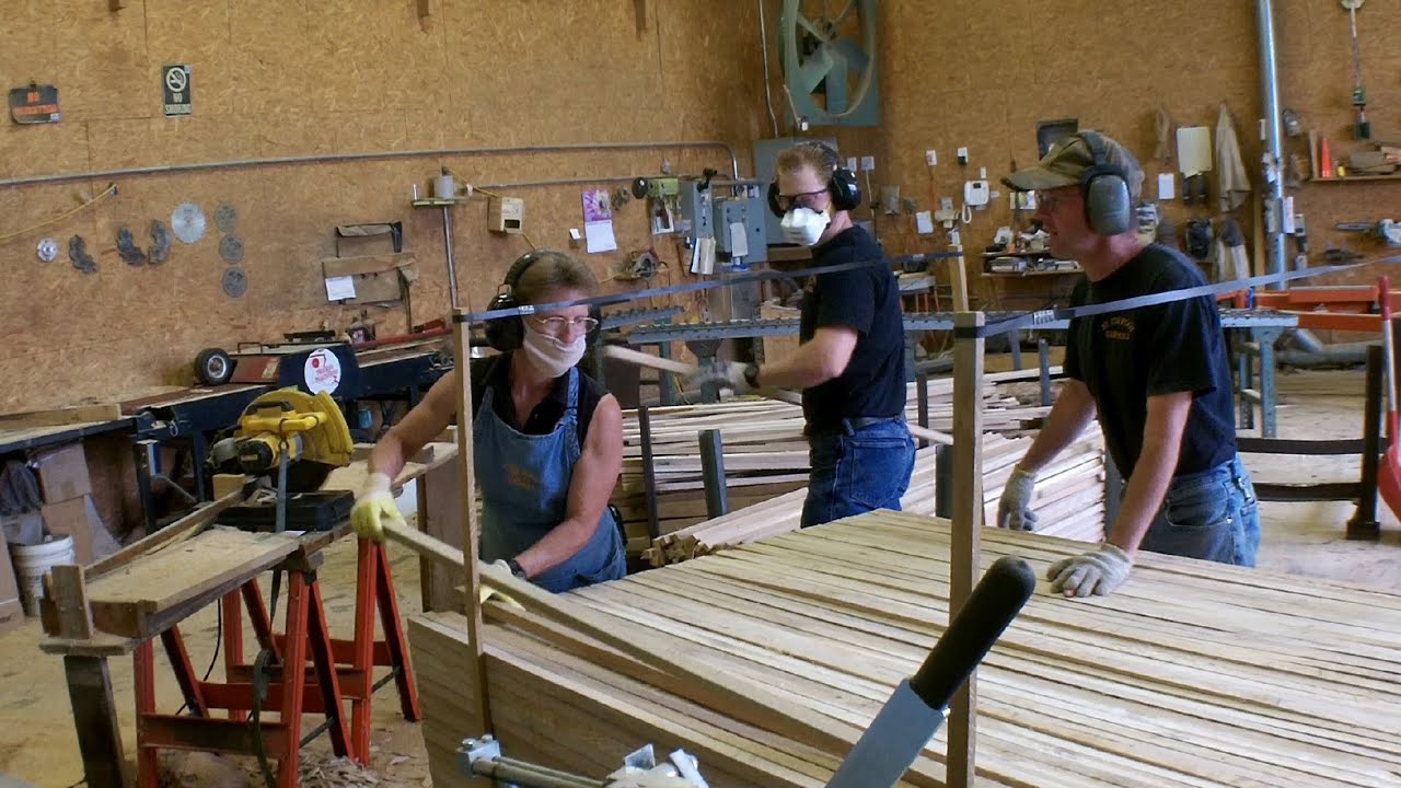 Husband, Wife, & Sons Mill Logs into Stakes with Wood-Mizer LT50