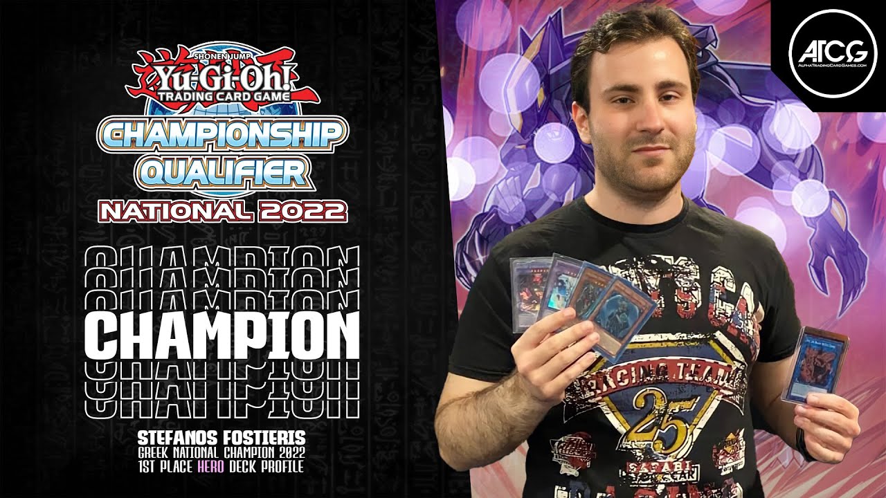 Yu-Gi-Oh! 1st Place HERO Deck Profile | WCQ National Championship: Greece 2022 - Stefanos Fostieris