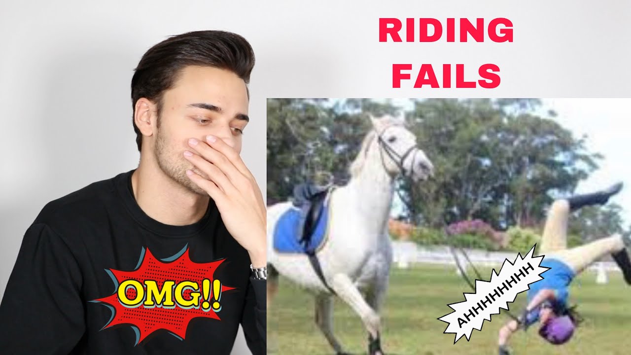 EQUESTRIAN REACTS TO HORSE FALLS AND FAILS