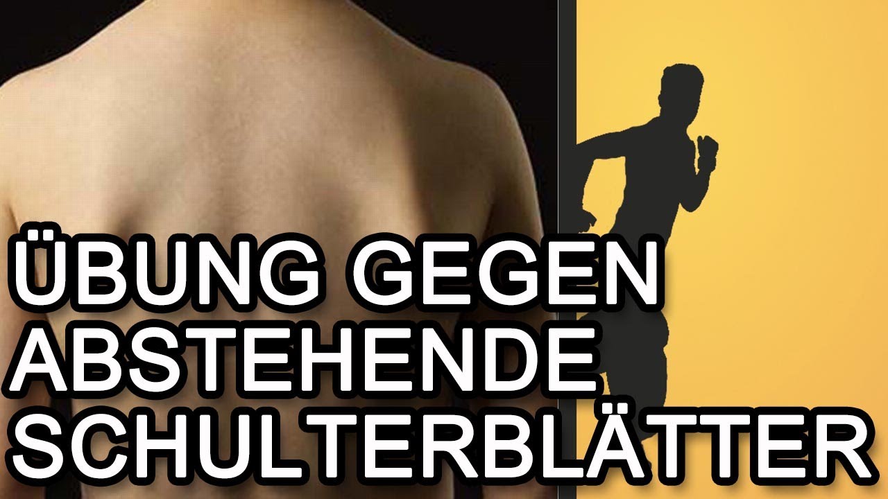 Abstehende Schulterblätter & schlechte Körperhaltung - Übungen und Erklärung