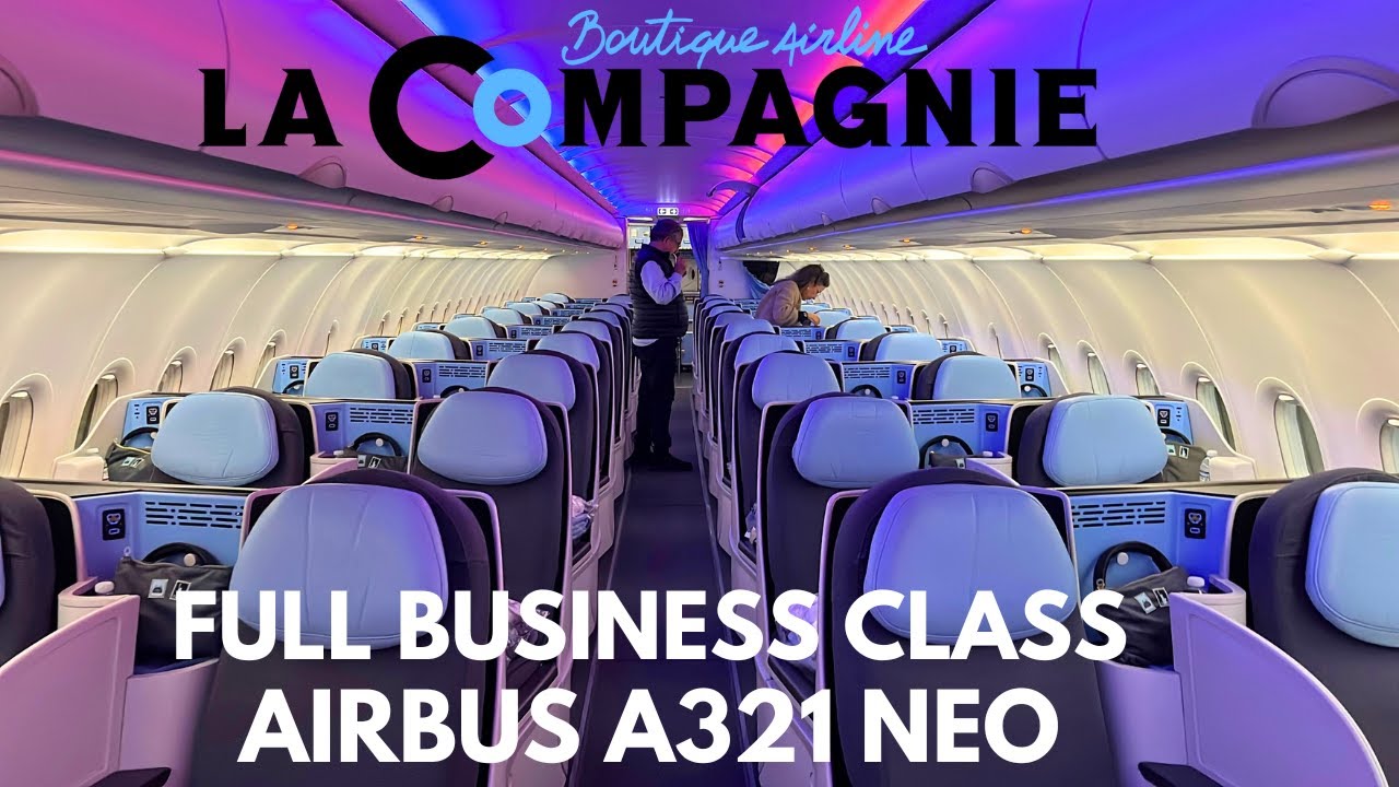 LA COMPAGNIE AIRBUS A321NEO (Business Class) | New York - Paris | Flight Review
