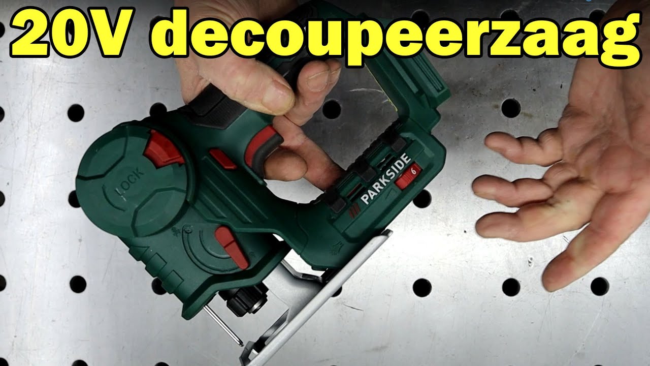 De Parkside 20 Volt accu decoupeerzaagmachine van de Lidl de eerste indruk