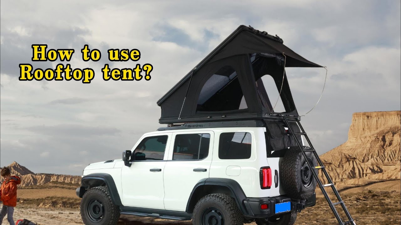 How to install and use rooftop tent? 