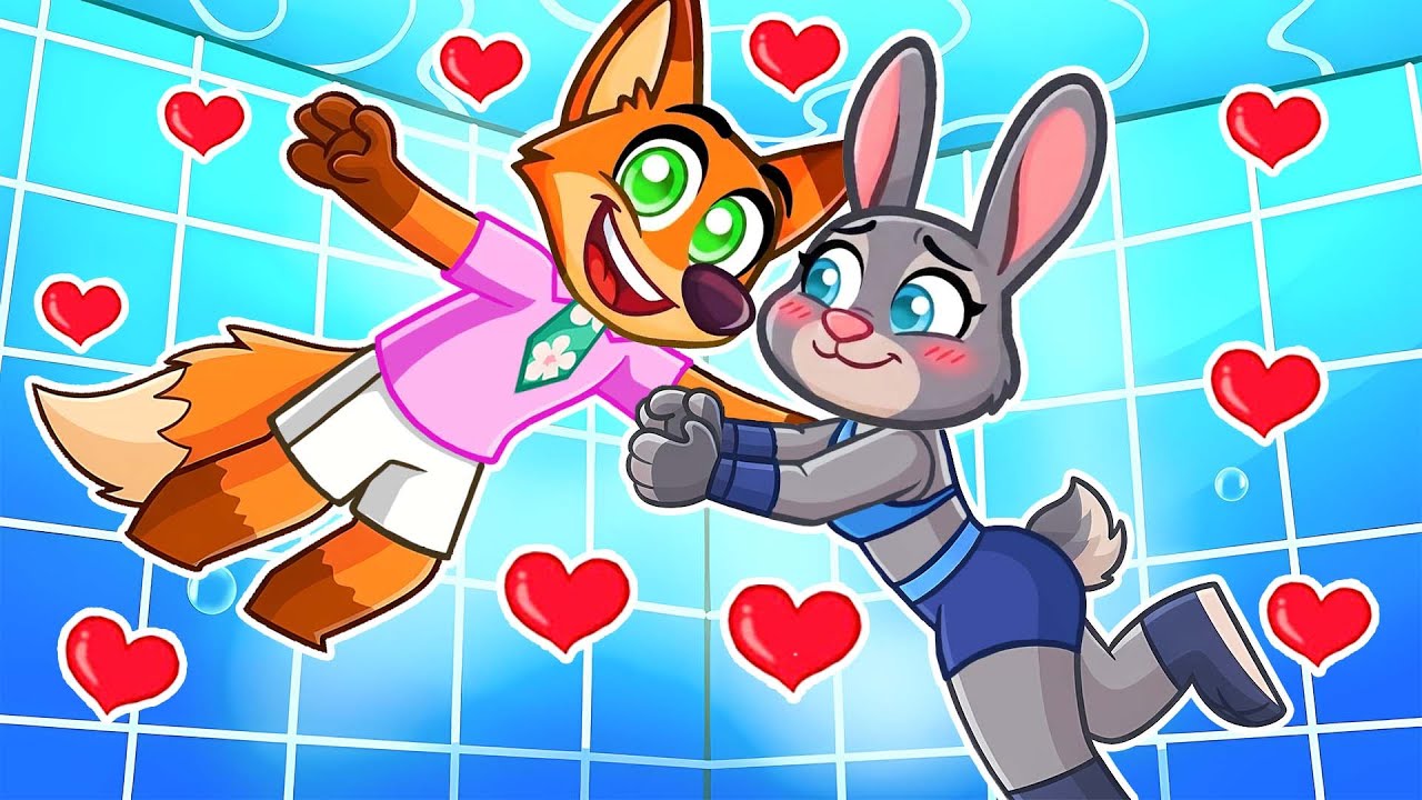 Judy and Nick's Perfect CHRISTMAS POOL PARTY Date! (Zootopia 2)