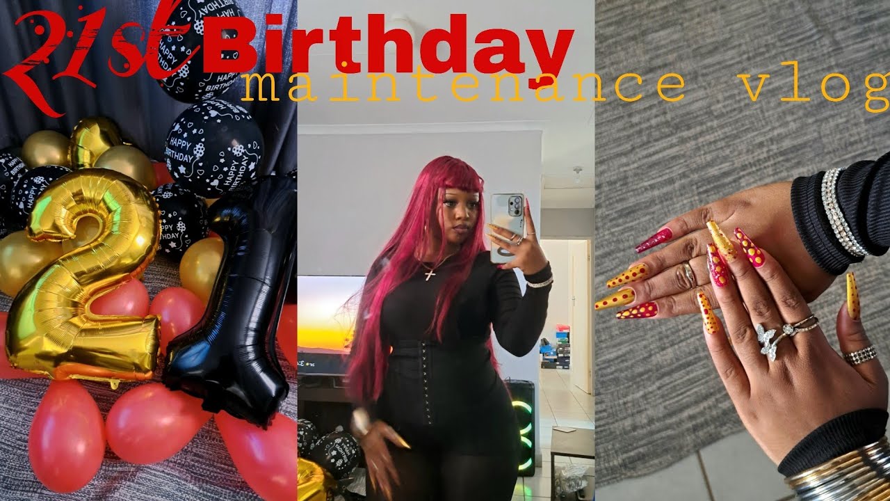 21st Birthday Glow Up Vlog ✨ Hair, Nails, Beauty Maintenance & Photoshoot Day