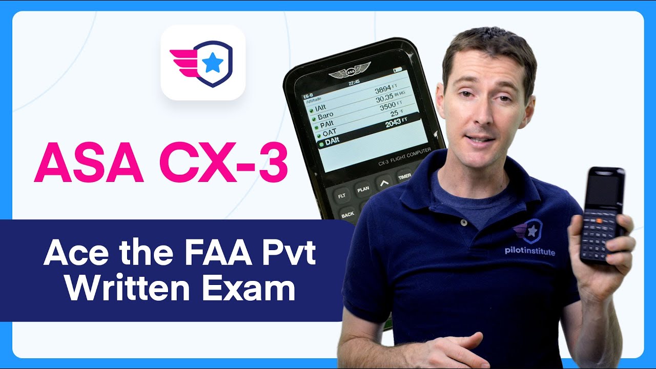 Use the ASA CX-3 to ace the FAA Private Written Exam
