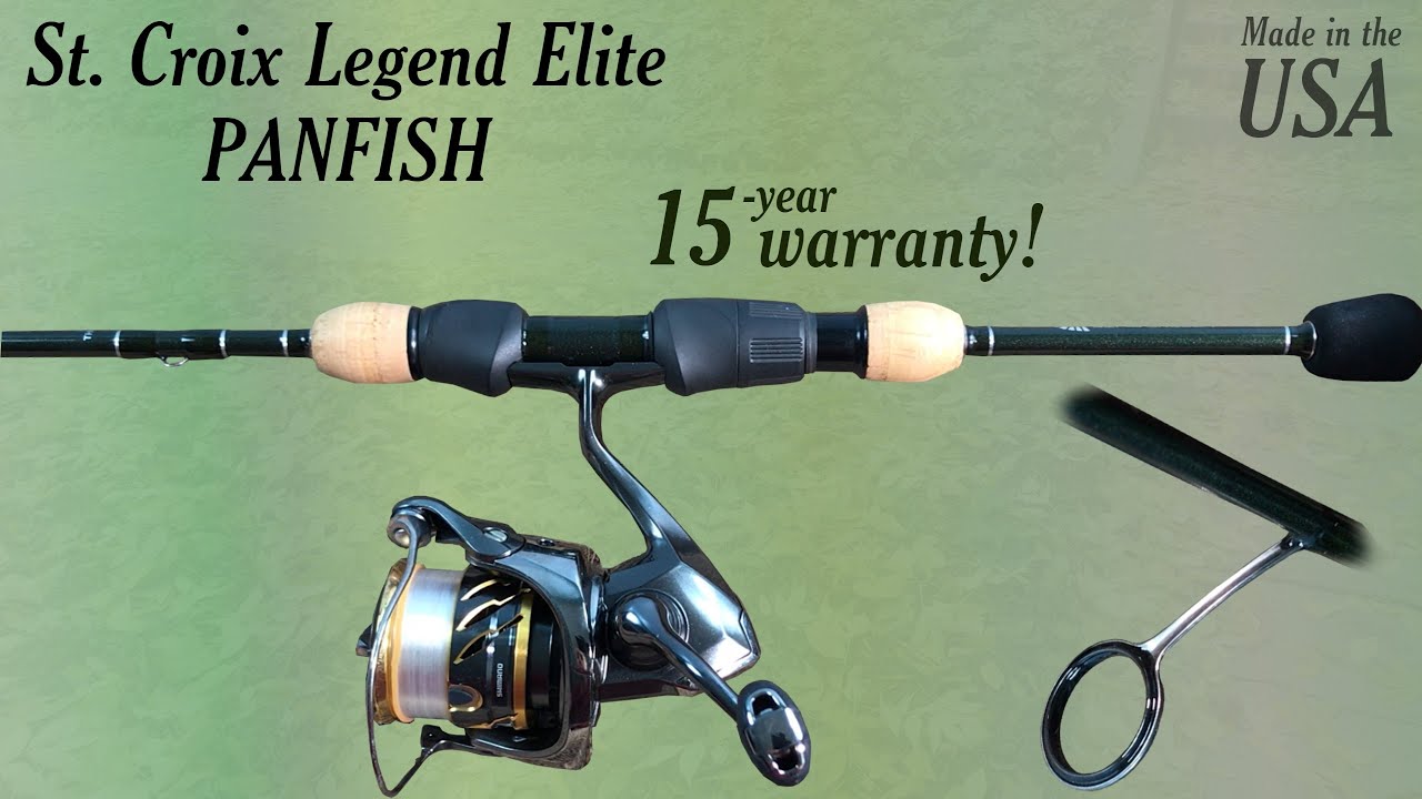 ST. CROIX Legend Elite Panfish | Ultralight Rod Review