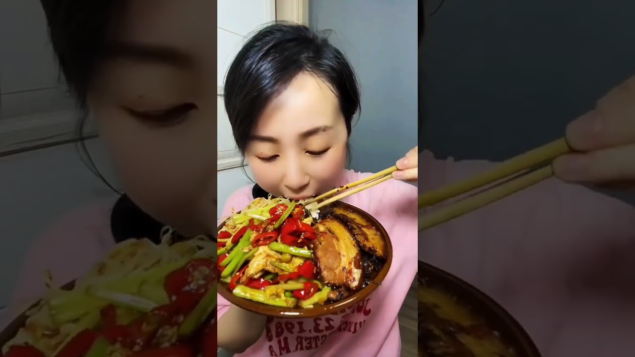 Yummy#12 Homemade Dishes -Hot and Ready! Meat, Fish & Fresh Boiled Greens.#mukbang #food #yummy 