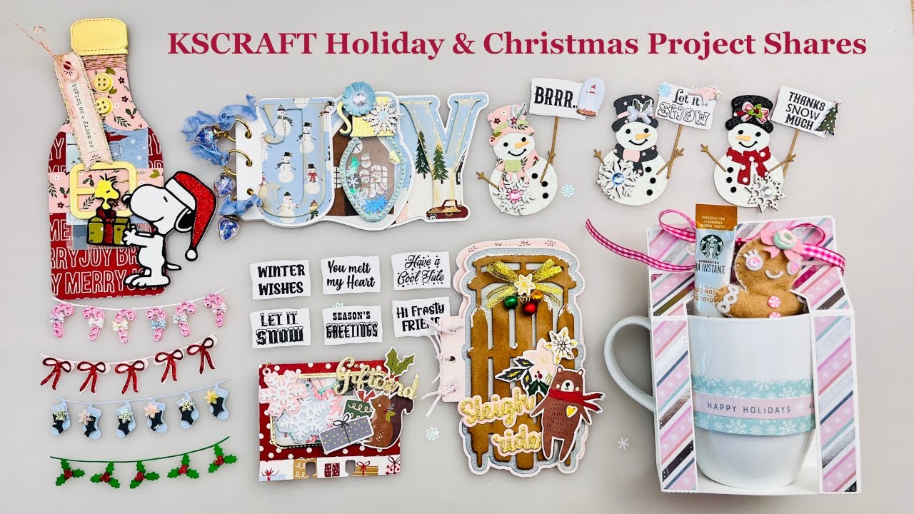 Праздничный рождественский проект KSCRAFT, часть 1 #kscraft @kscraft1652 #christmascrafts #paperc...