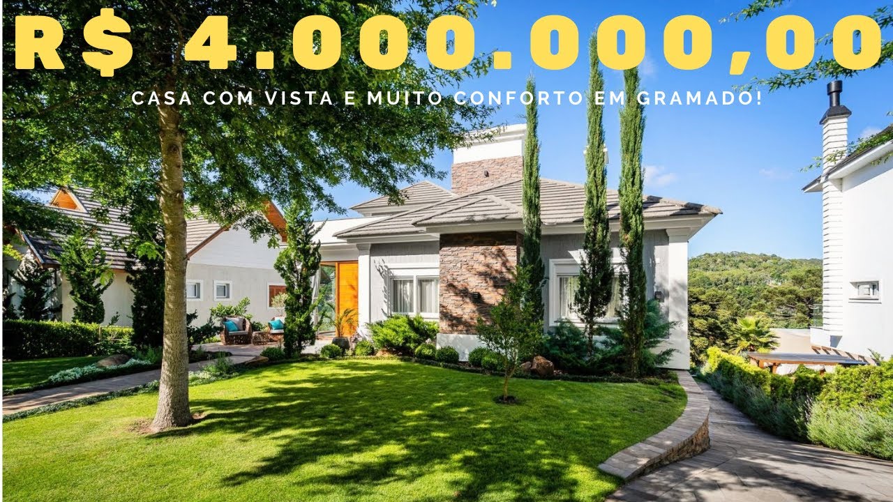 CASA MARAVILHOSA E COM VISTA ÚNICA EM GRAMADO