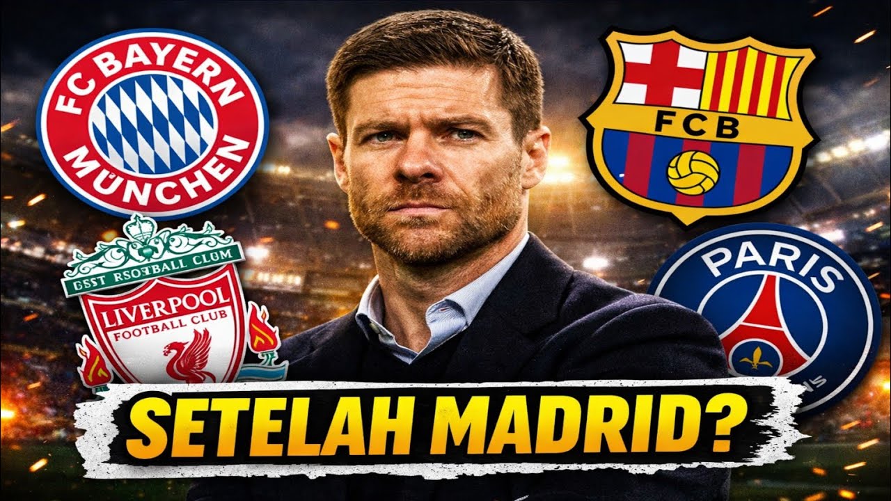 SETELAH DARI MADRID? 6 KLUB YANG BISA JADI PELABUHAN BARU XABI ALONSO