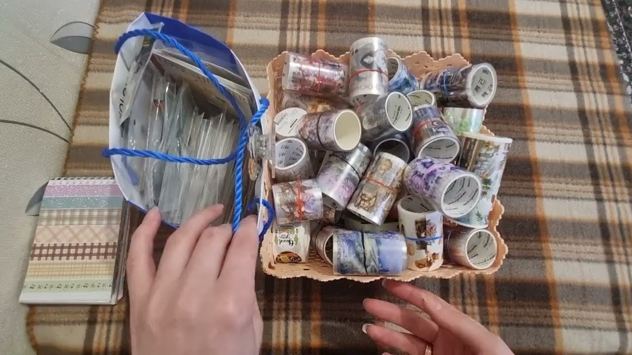 Обзор на рандомные пэт ленты с Озон, 50 штук✨️