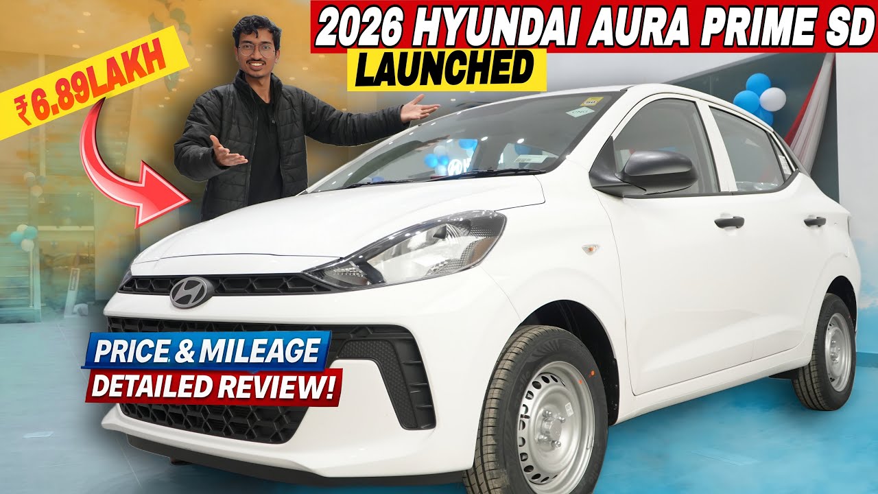 2026 Hyundai Aura Prime SD Price Mileage and features | Hyundai Aura Prime SD | 2026 Best CNG CARS