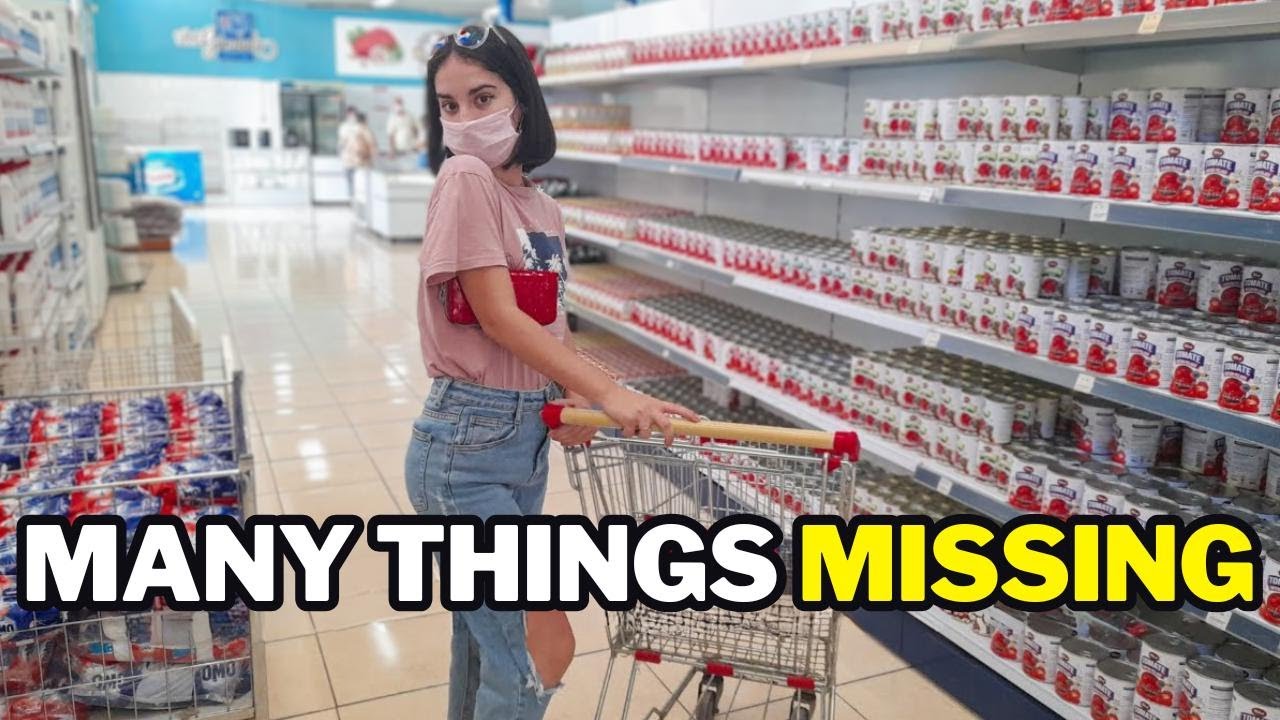 Visiting supermarkets in Cuba TODAY! There's not much to buy?!