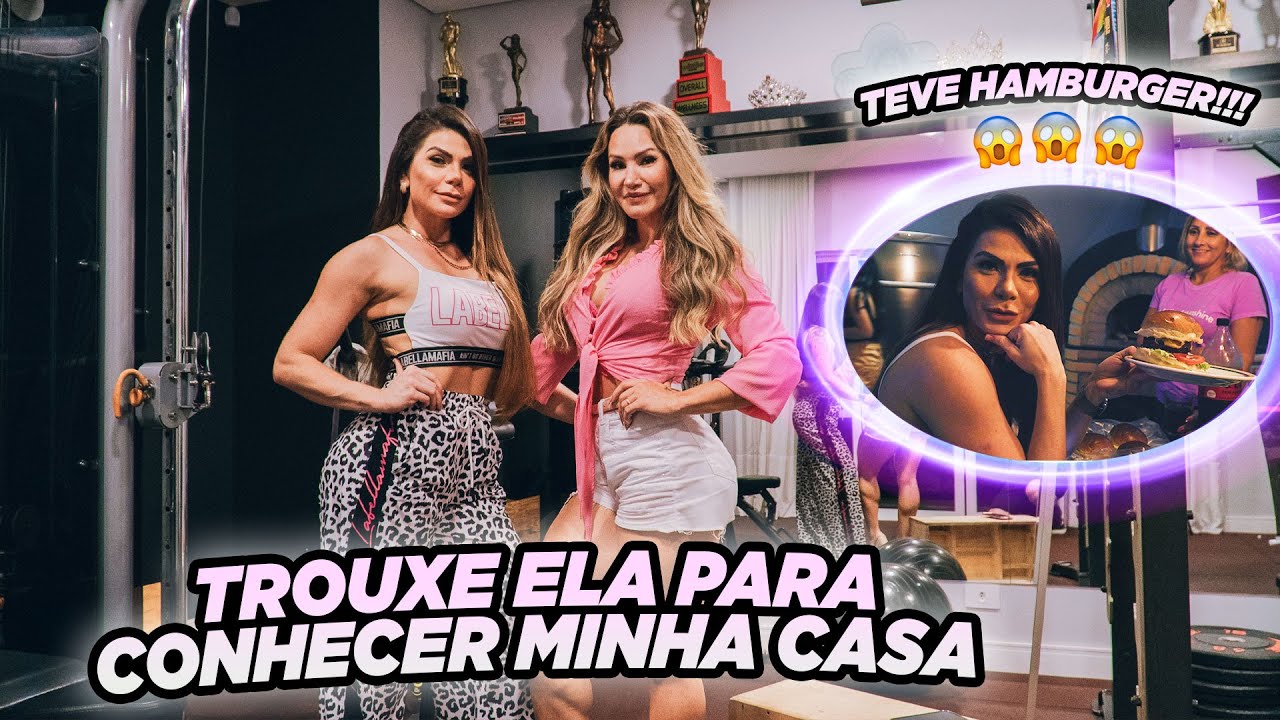 FRANCIELLE MATTOS CHAMOU A PAULA BIAZIN PARA CONHECER SUA CASA