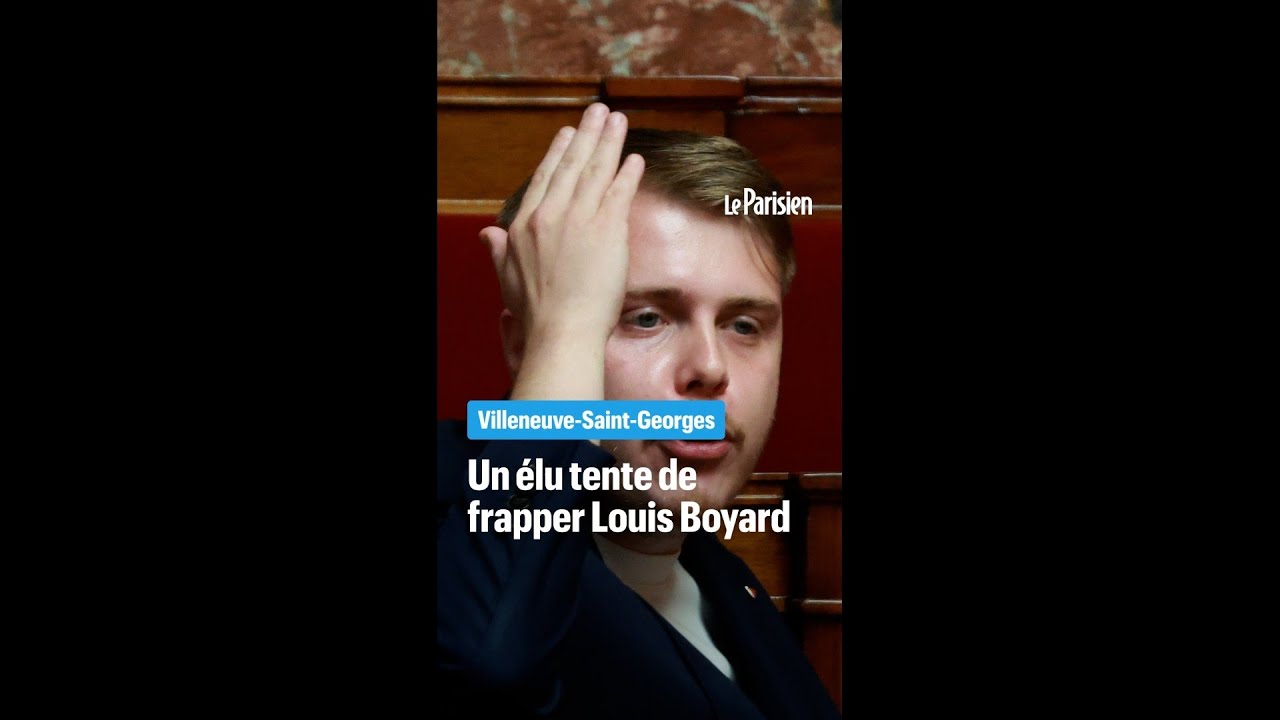 Un &eacute;lu de Villeneuve-Saint-Georges tente de frapper Louis Boyard
