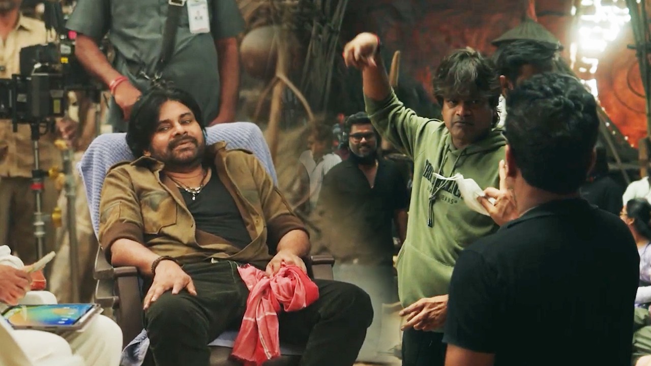 Ustaad Bhagat Singh Movie Making Video | Pawan Kalyan, Harish Shankar | Anand Sai Sets