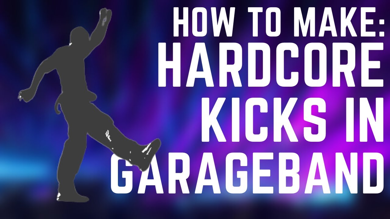 How to make modern Gabber/Uptempo Hardcore Kicks in Garage Band!