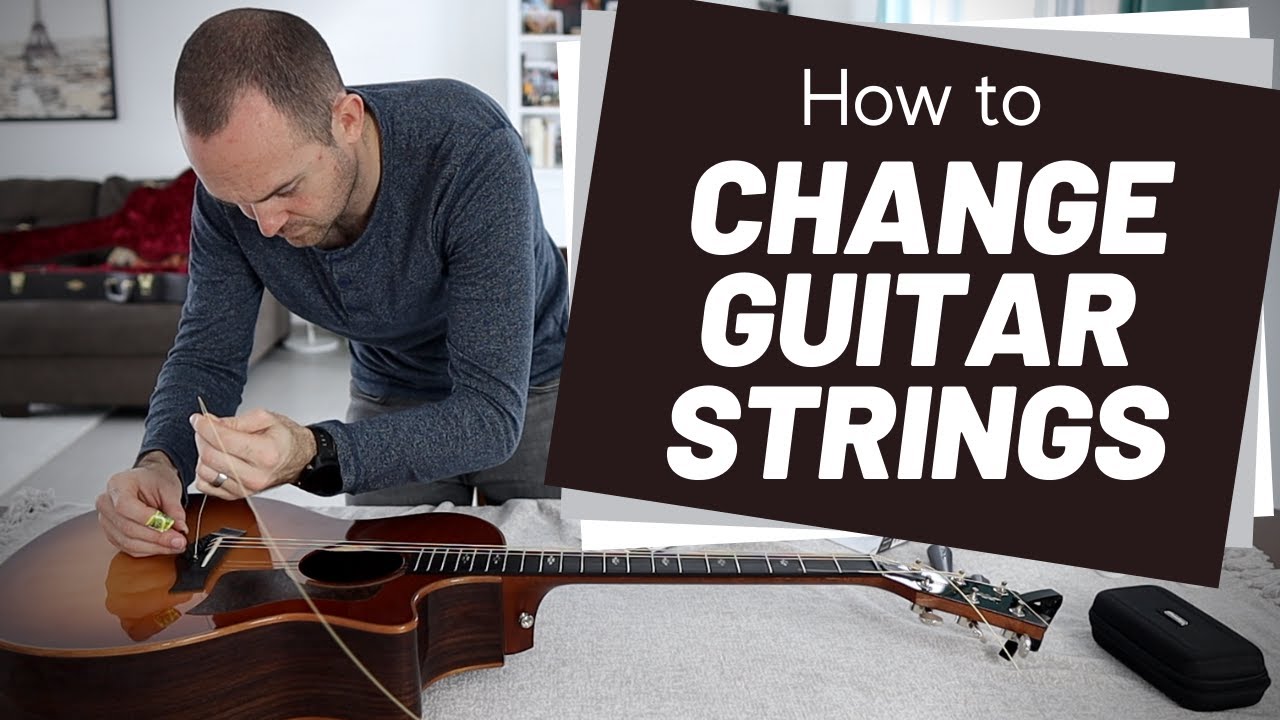 How to Change Strings on ACOUSTIC GUITAR | In-Depth TUTORIAL | Basic Cleaning and Maintenance Guide