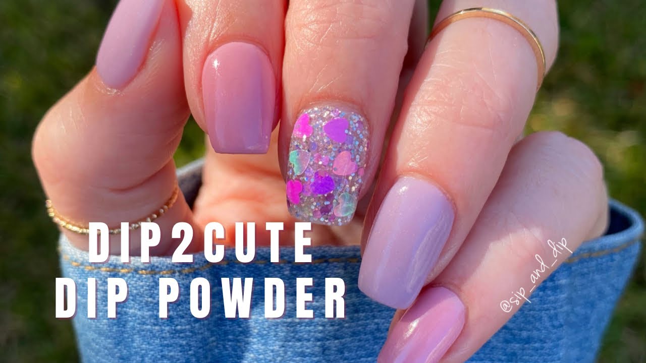 Dip2Cute Dip Powder Review | Chunky Glitter HACK