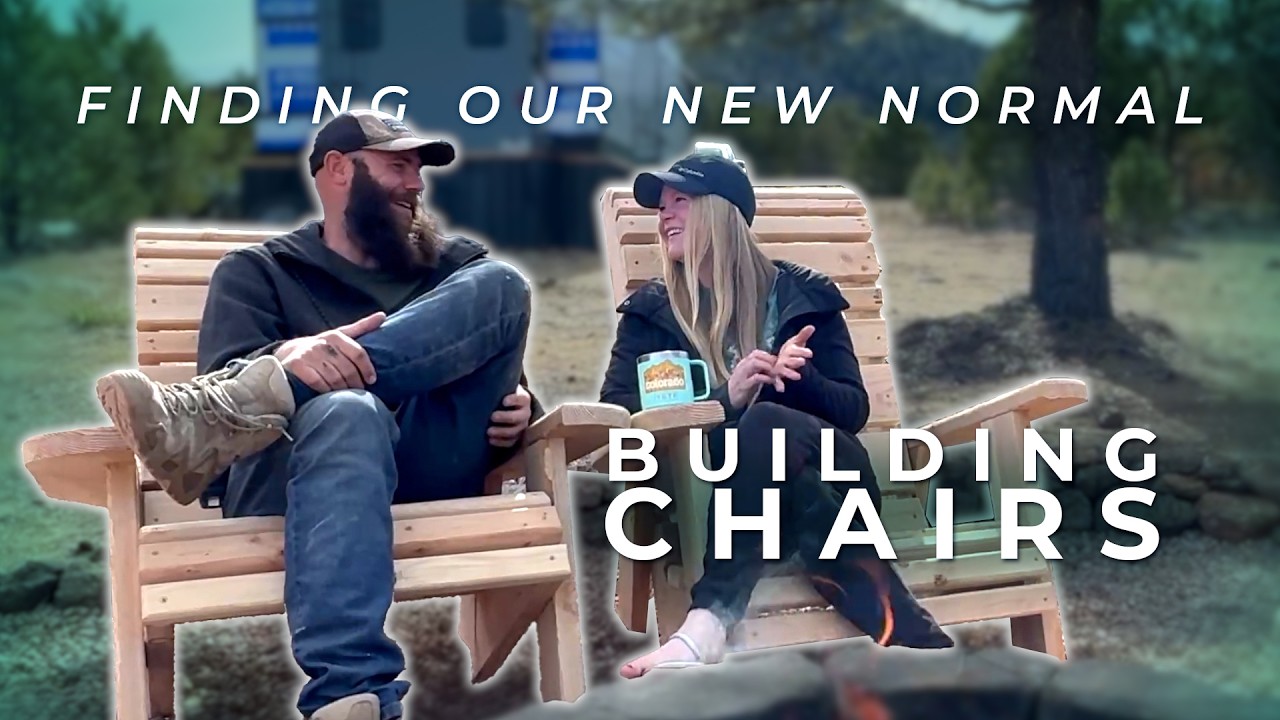 From Snow to Seats: Building Firepit Chairs for Our Off-Grid Winter